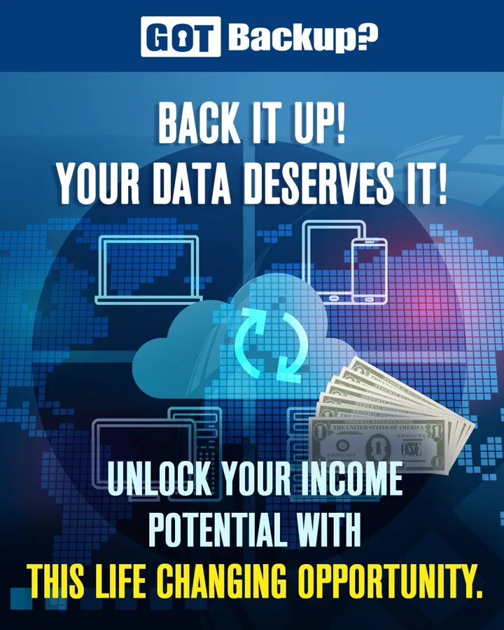 GotBackup promo: Back it up, your data deserves it