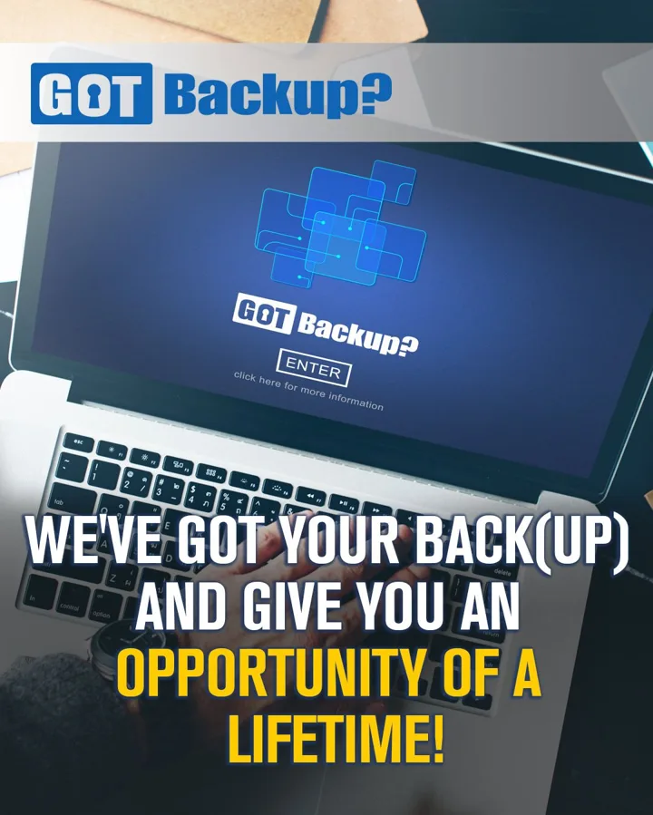 GotBackup promo: We've got your back(up)